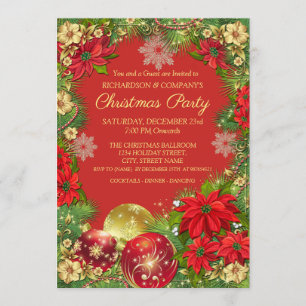 Corporate Christmas Party  Invitation