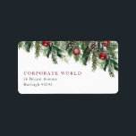 Corporate Christmas Party Return Address Label<br><div class="desc">Corporate Christmas Party Return Address Label

See matching collection in Niche and Nest Store</div>