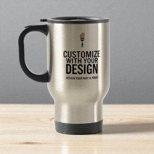 Corporate Company Branded Minimalist Business  Travel Mug