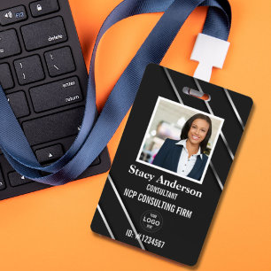 Corporate Company Employee Title Name Photo ID  Badge