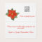 Corporate | Customer Red Poinsettia Gold Christmas