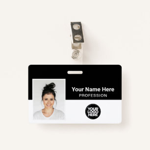 Corporate Employee, Name, Logo, Photo ID ID Badge