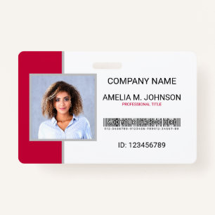 Corporate Employee Photo ID Badge
