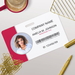Corporate Employee Photo ID Badge