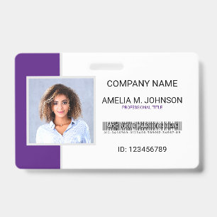 Corporate Employee Photo ID Badge