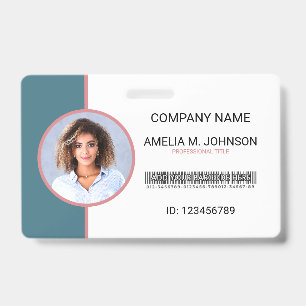 Corporate Employee Photo ID Badge