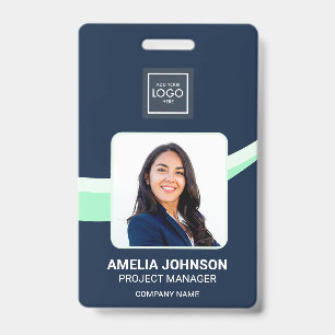 Corporate Employee Photo Logo ID Badge