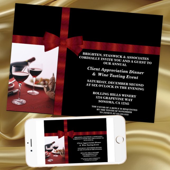 Corporate Event Client Appreciation Invitation (Corporate Event Client Appreciation Invitation. Instant download and printed invitations available.)