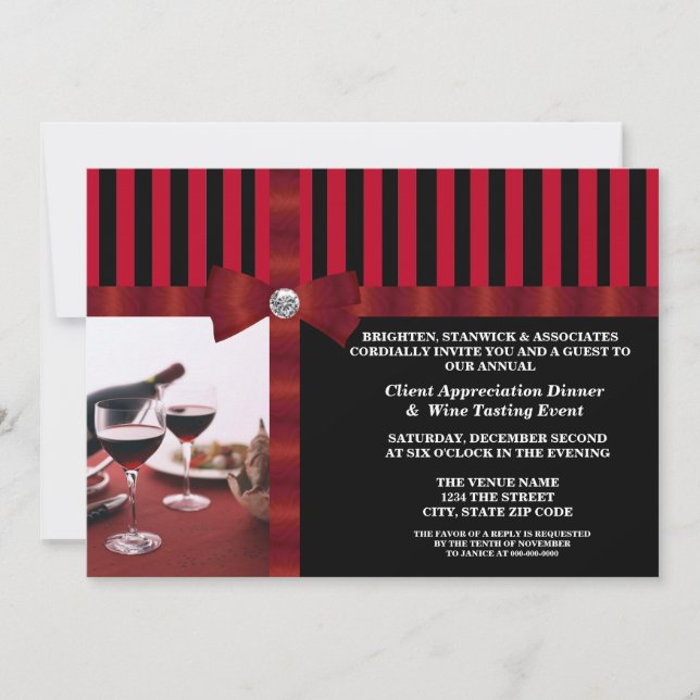Corporate Event Client Appreciation Invitation (Front)