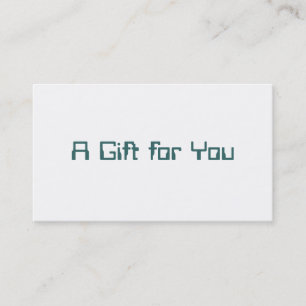 Corporate Gift Certificate