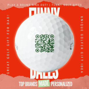 Corporate Golf Outing Promo Scannable QR Callaway Balls