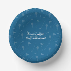 Corporate Golf Party Paper Bowl Tableware Plate