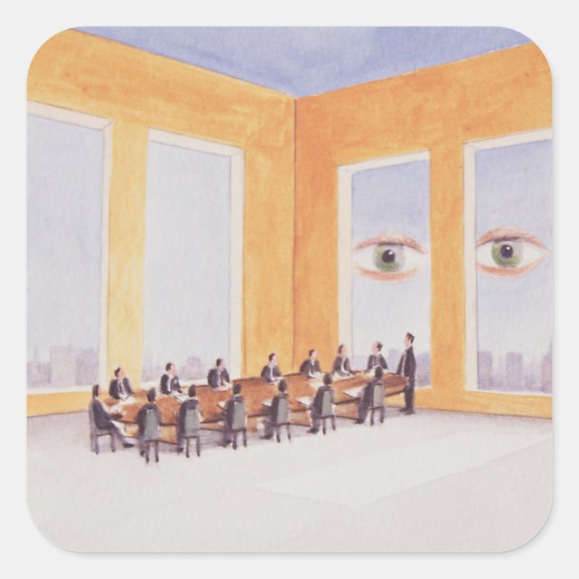 Corporate Governance 2003 Square Sticker (Front)