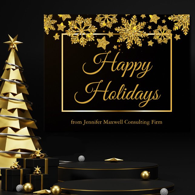 Corporate Happy Holidays Company Holiday Party Poster (Creator Uploaded)