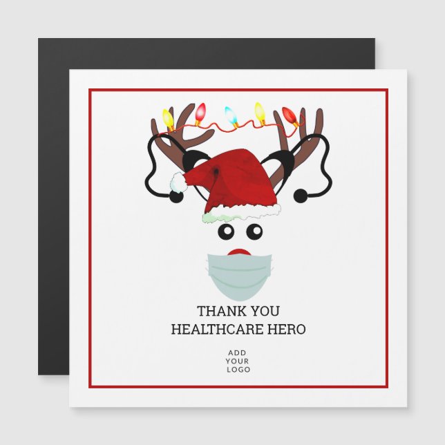 Corporate Healthcare Christmas Thank You Logo (Front/Back)