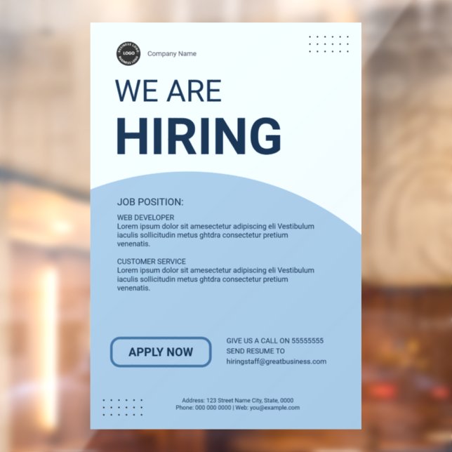 Corporate Hiring Job Vacancy Custom BUSINESS logo (Sheet 2)