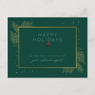 Corporate Holiday Greeting Card Happy Holidays
