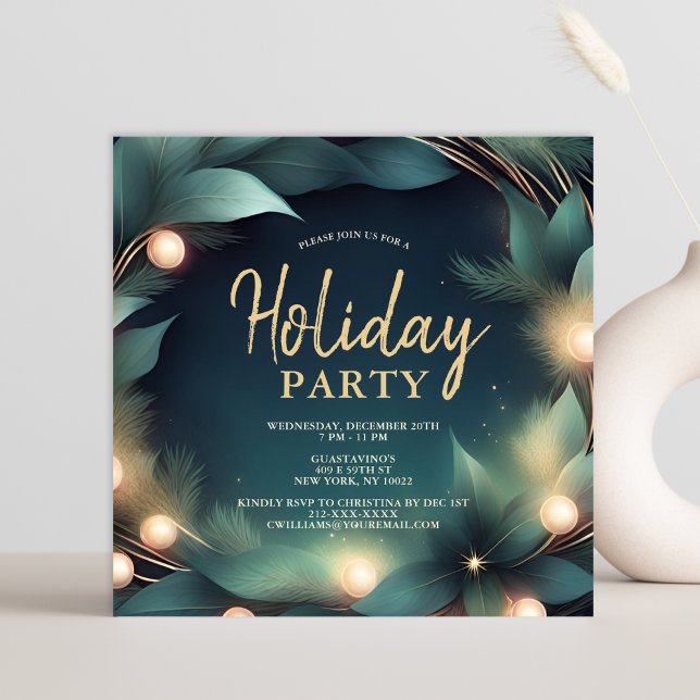 Corporate Holiday Office Party Invitation (Creator Uploaded)