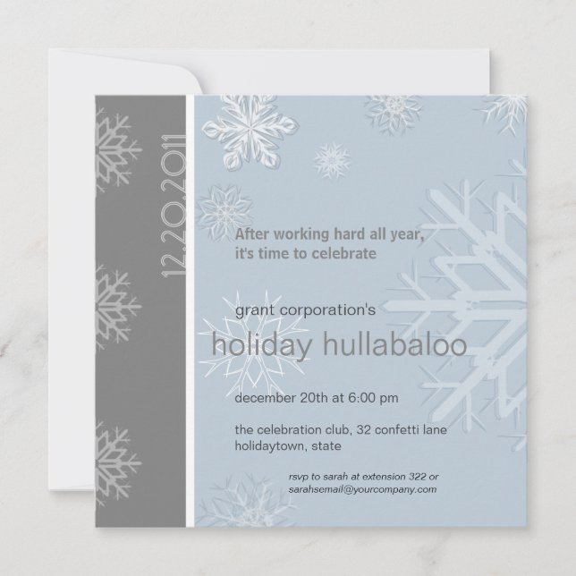 Corporate Holiday Party Invitation (Front)