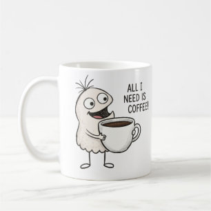 Corporate HR All I Need Is Coffee Office Mug