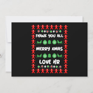 Corporate HR Christmas Gifts  Holiday Card