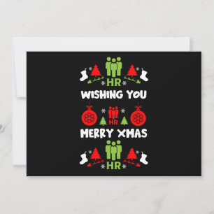 Corporate HR Xmas Gifts Holiday Card