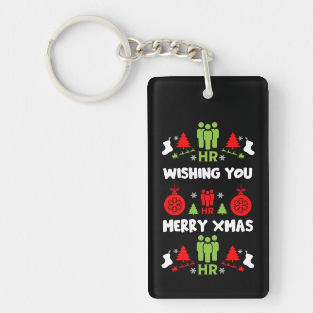 Corporate HR Xmas Gifts Key Ring (Front)