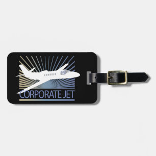 Corporate Jet Aircraft Luggage Tag
