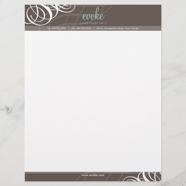 CORPORATE LETTERHEAD :: designer vogue 4 Template (Front)