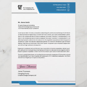 Corporate Letterhead Template
