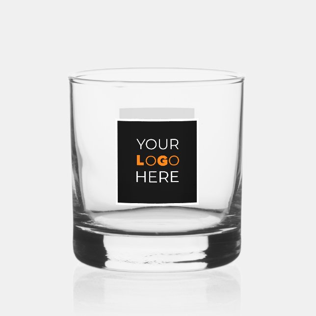 Corporate Logo Branding Drinkware Glass (Front)