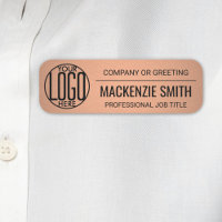Corporate Logo Copper Colour Plastic Employee