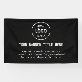 Corporate Logo Custom banner in promotion