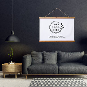 Corporate Logo Image Photo Picture DIY Text Hanging Tapestry