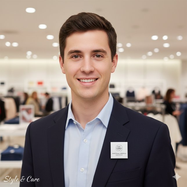 Corporate Logo Professional Identification Button (Corporate Logo Professional Identification Button)