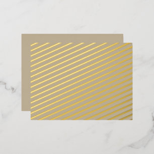 Corporate Look with a Businessman in Suit and Tie Foil Holiday Postcard