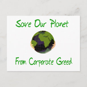 Corporate Planet Postcard
