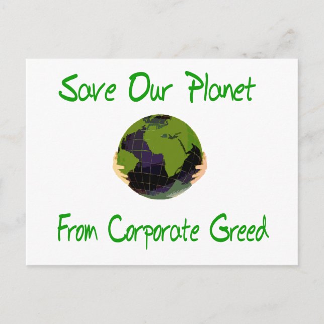 Corporate Planet Postcard (Front)