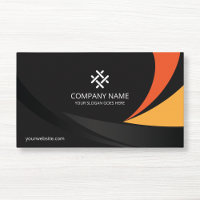 Corporate Professional Modern Black Orange Premium