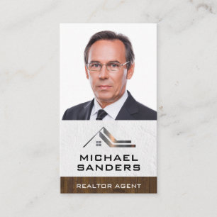 Corporate Real Estate Business Man with Glasses Card