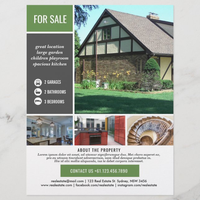 Corporate real estate flyer (Front)