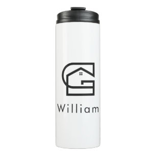 Corporate Real Estate Letter G House Thermal Tumbler