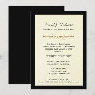 Corporate Retirement Party Invitations