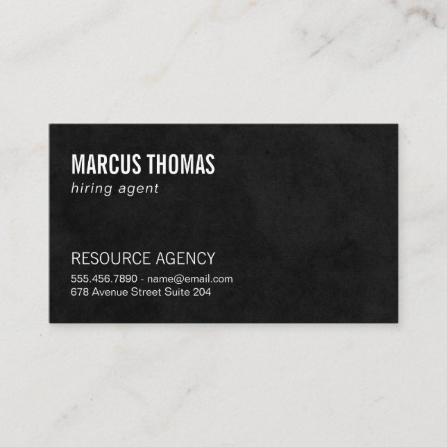 Corporate Sleek Business Card (Front)