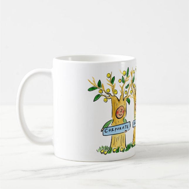 Corporate Social Responsibility Coffee Mug (Left)