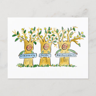 Corporate Social Responsibility Postcard