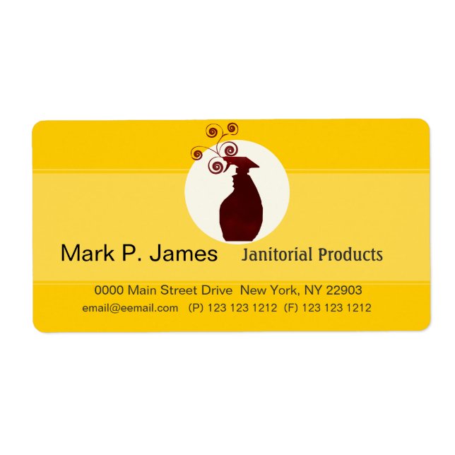 Corporate Spray  Bottle Design (Front)