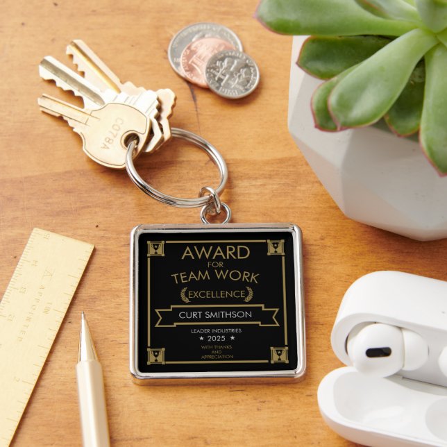 Corporate Staff Award Key Ring (Desk)