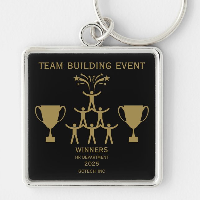 Corporate Staff Team Building Event Key Ring (Front)