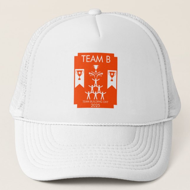 Corporate Staff Team Building Event Trucker Hat (Front)